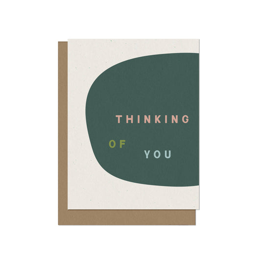 Minimalist Thinking of You Blank Card