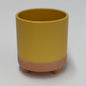 Medium Pot - Pink and Yellow