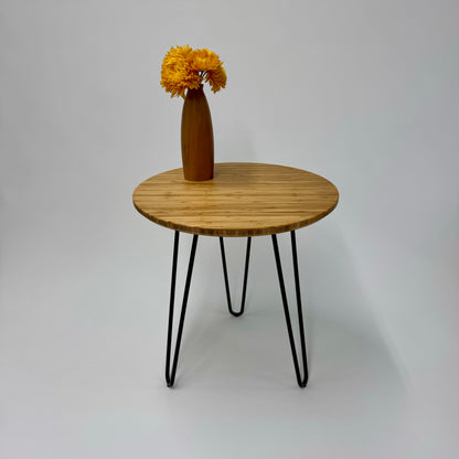 Bamboo side table